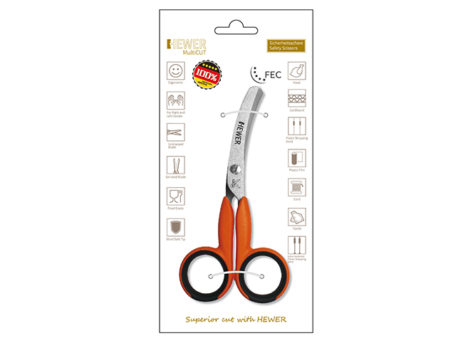 專業運動員對HEWER HS-3131安全繃帶剪刀安全的信任